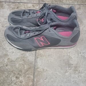 New Balance Gray and Pink Women's Sneakers